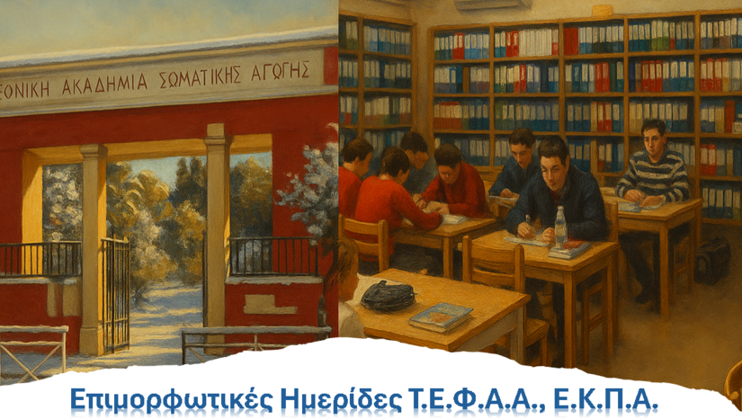 Επιμορφωτική Ημερίδα Τομέα Υγρού Στίβου: «Έρευνα και Πράξη: Συνδέσεις και εφαρμογές στην προπόνηση»
